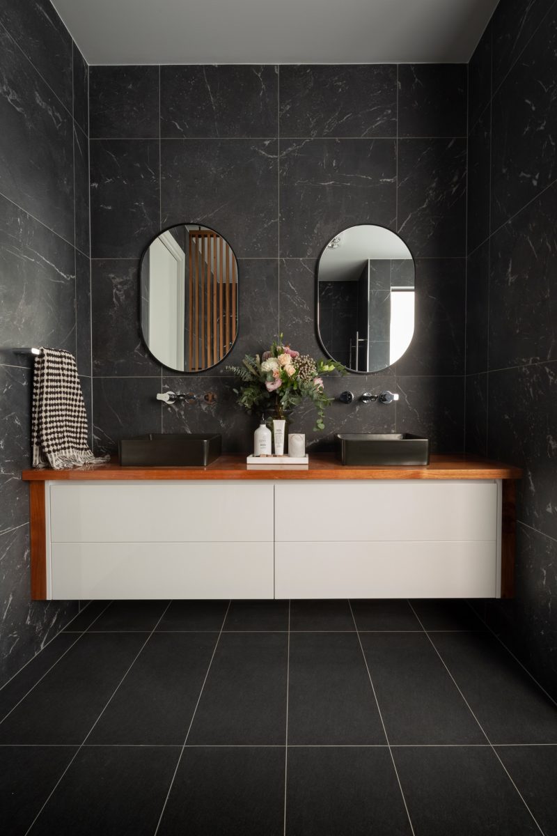 Bathroom interior design and styling by Studio Black Interiors