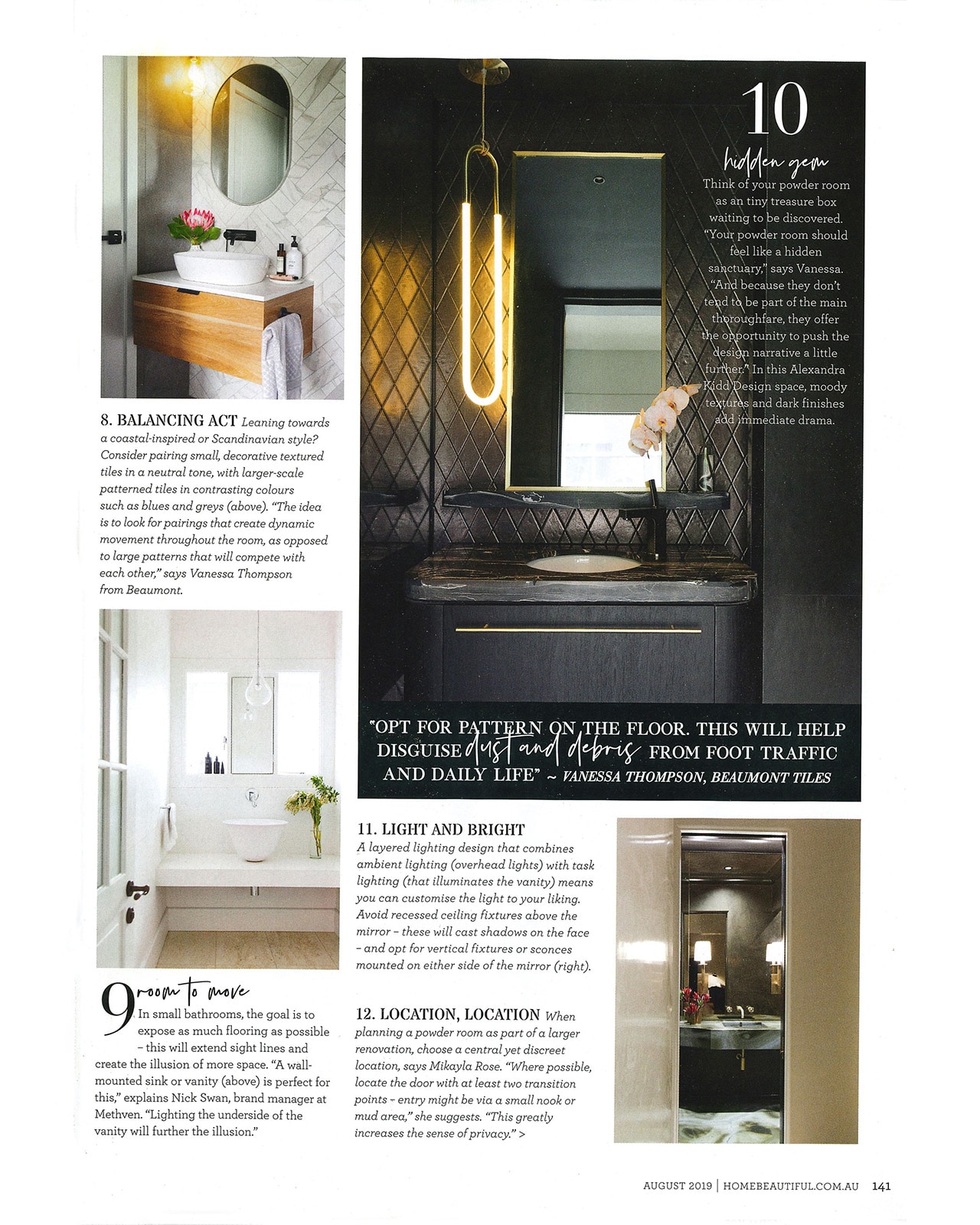 Studio Black Interiors featured in Home Beautiful Magazine.