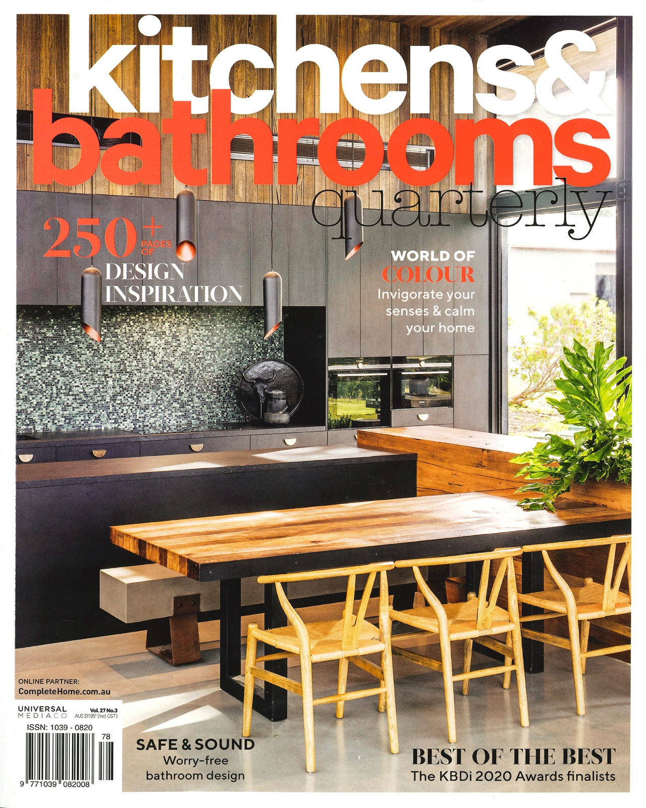 Studio Black Interiors is proudly featured in the October edition of Kitchens and Bathroom Quarterly October 2020.